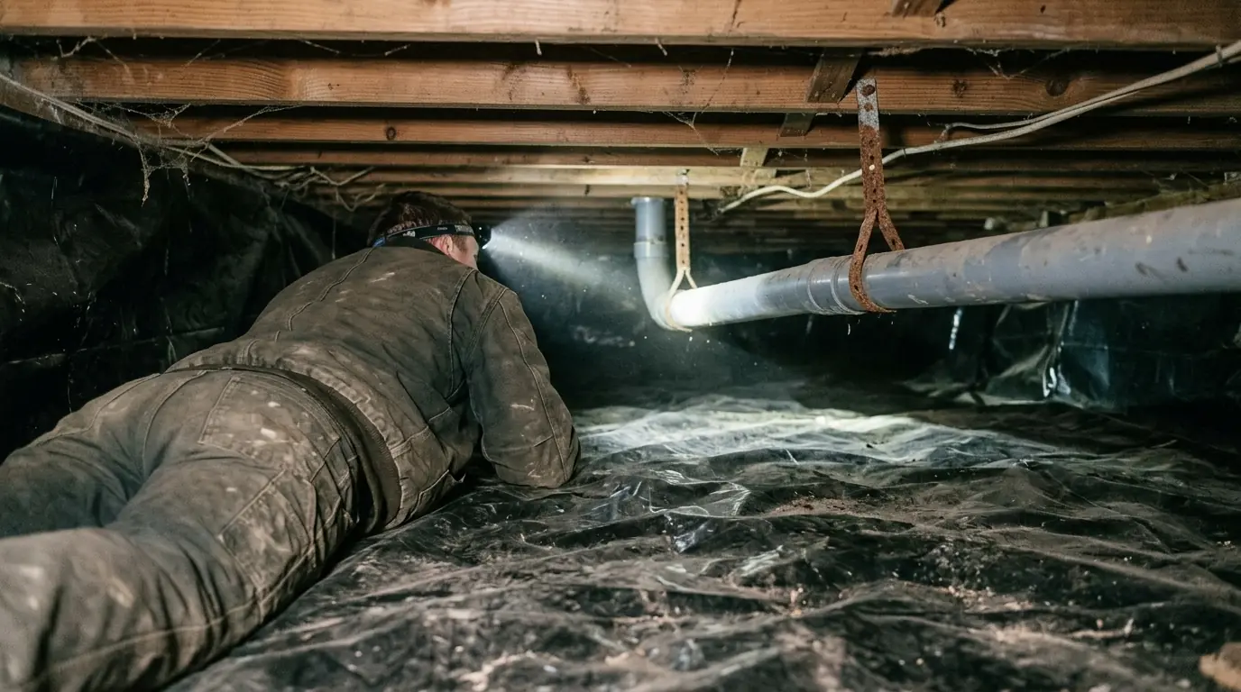 Crawlspace Plumbing Repair in Salem, OR