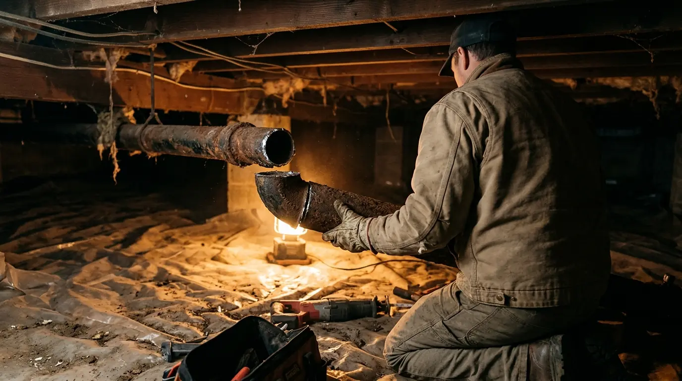 Cast Iron Drain Pipe Replacement in Salem, OR
