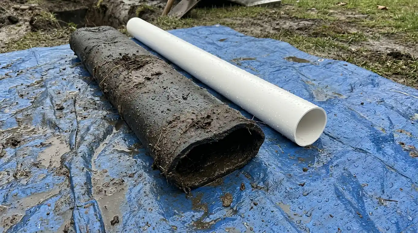 Sewer Line Replacement detail