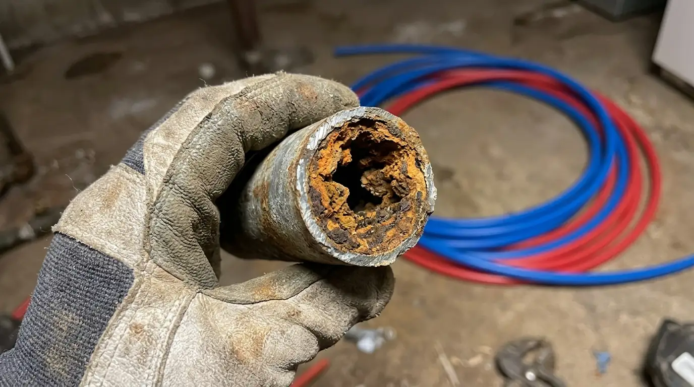 Galvanized pipes in older Salem homes: what is happening and what to do