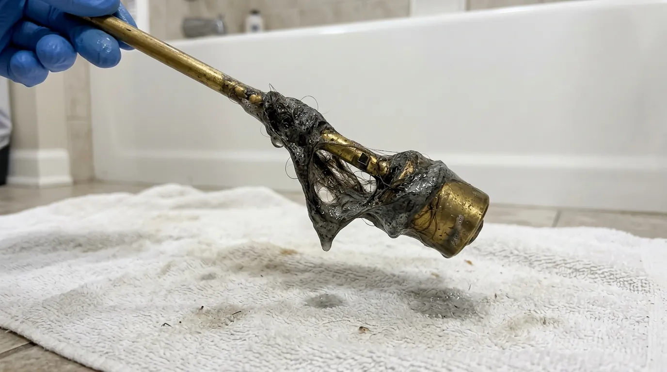Tub and Shower Drain Cleaning detail