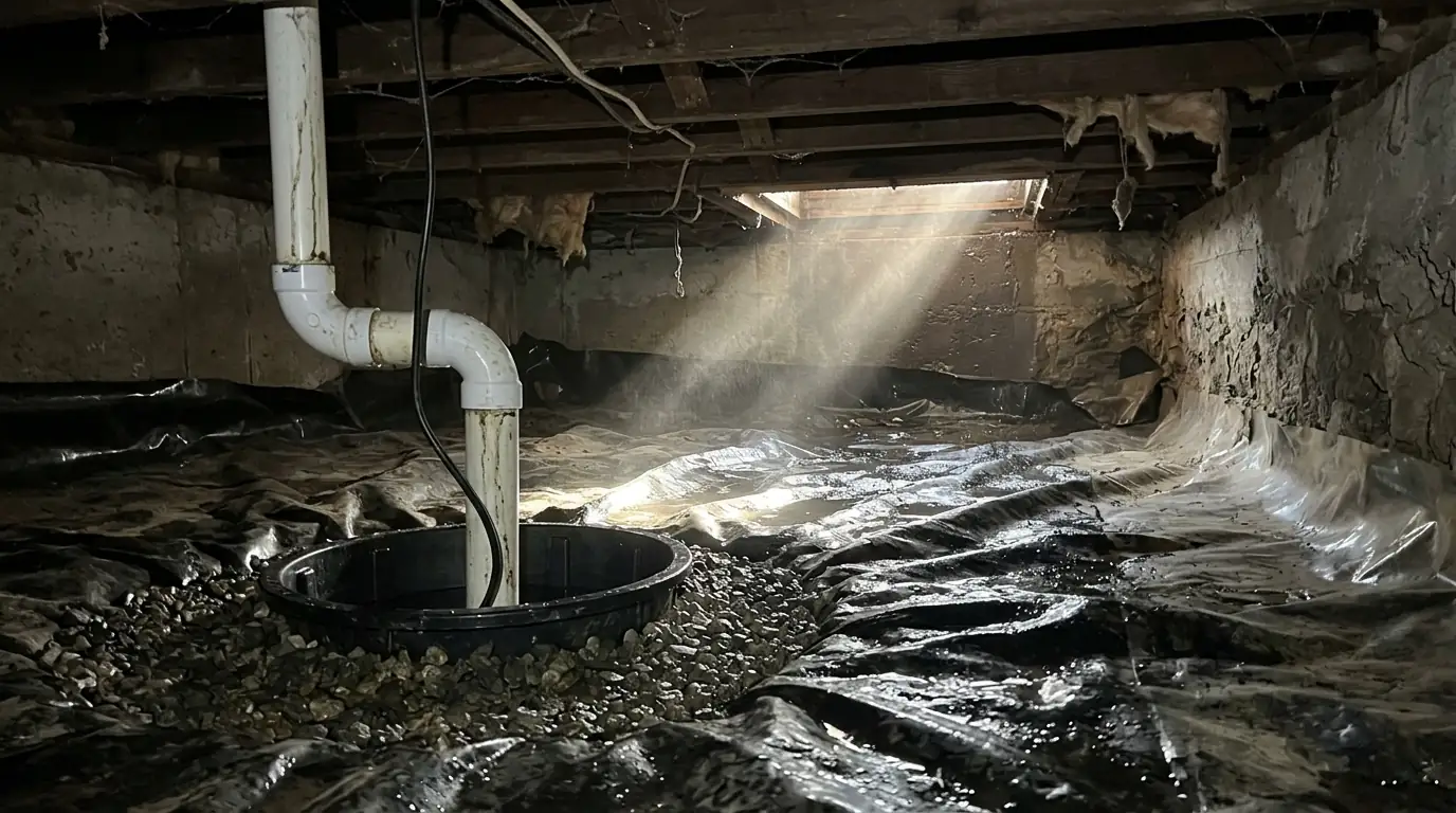 Sump pumps and crawlspace water during the Salem rainy season