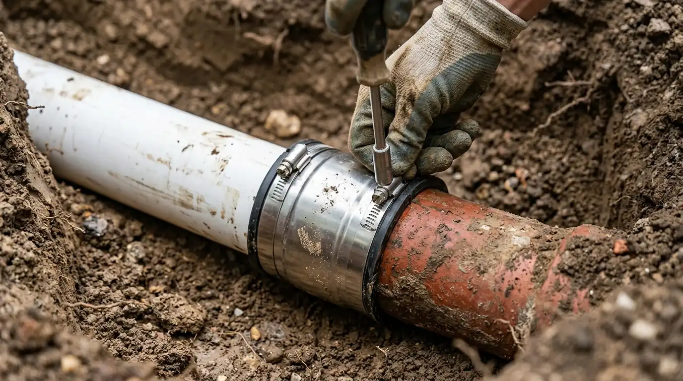Sewer Line Repair detail