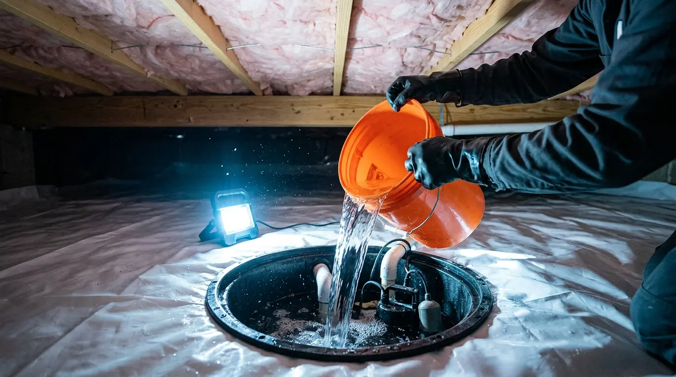 Sump pumps and crawlspace water during the Salem rainy season