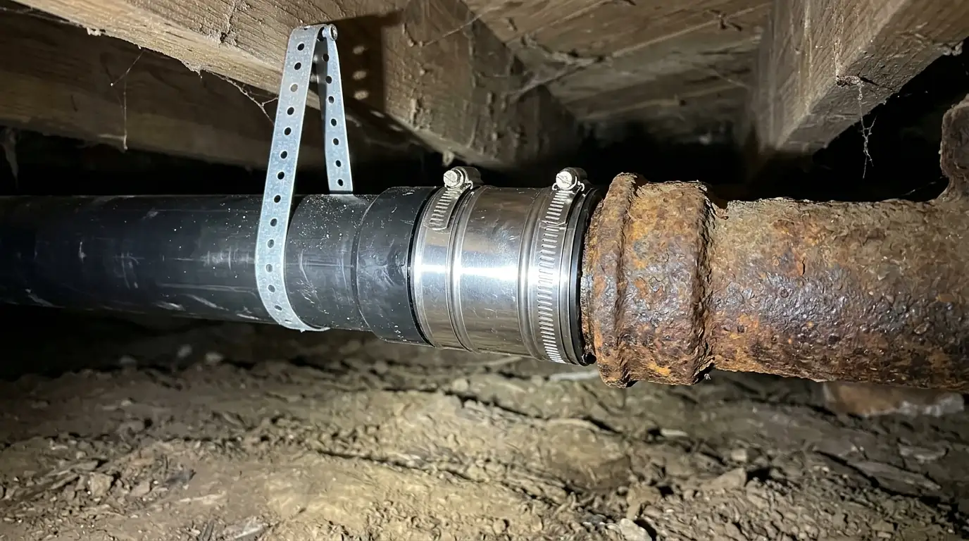 Cast Iron Drain Pipe Replacement detail