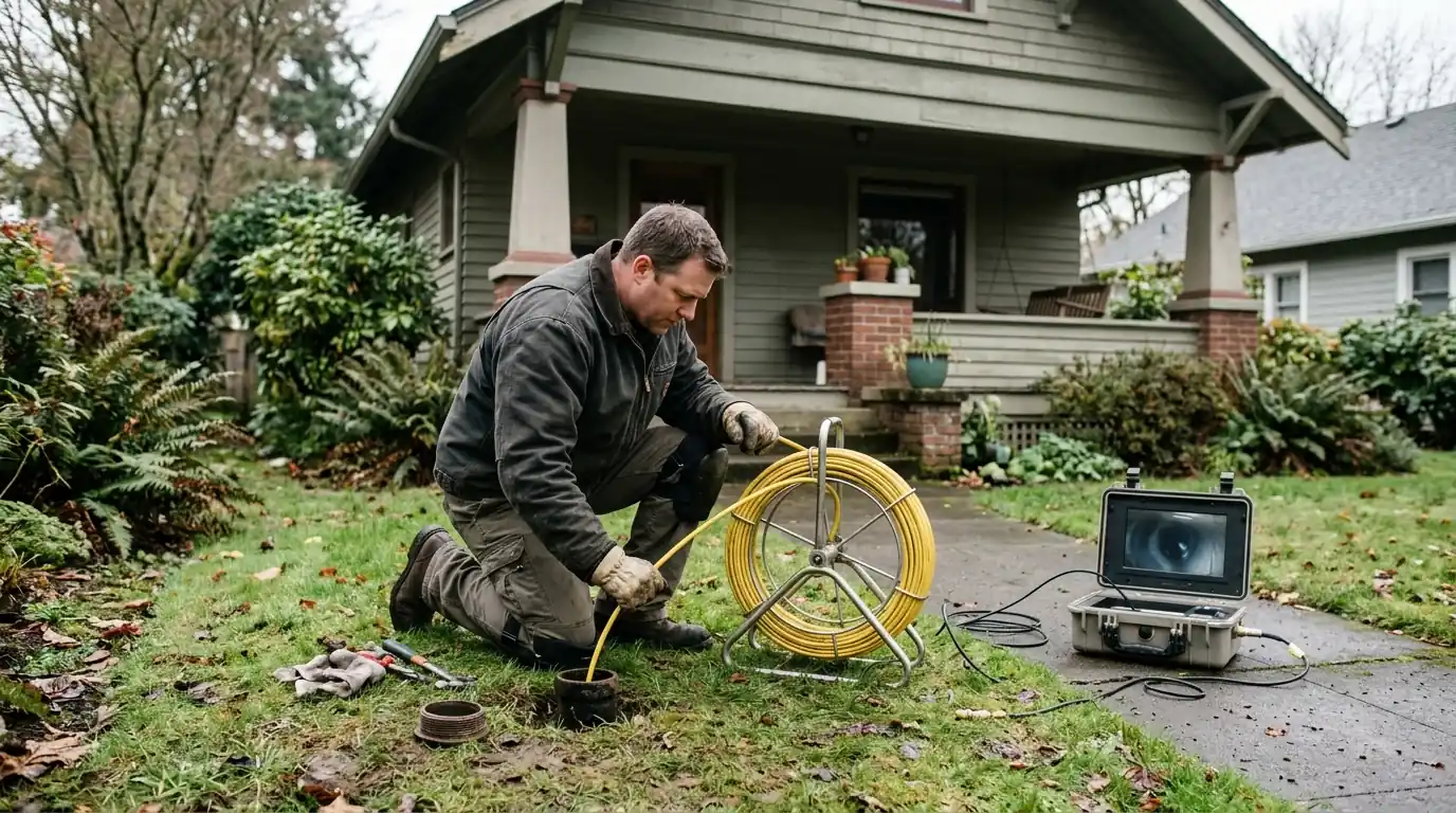 What a sewer scope tells you before you buy a Salem home
