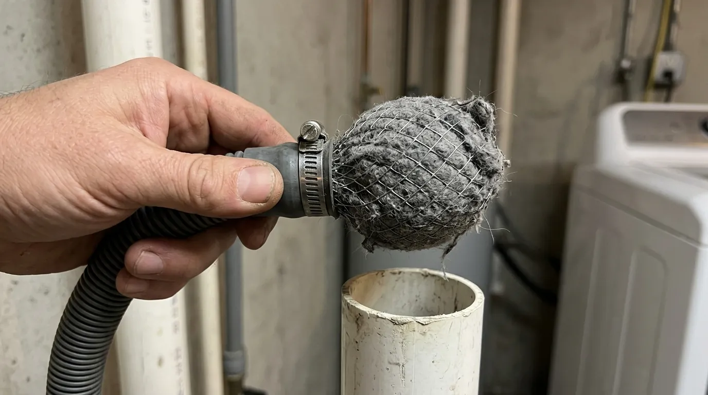 Floor and Laundry Drain Cleaning detail